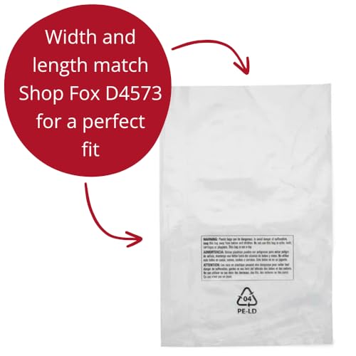 Dust Collector Bags Compatible with D4573 Shop Fox Dust Collector Bags | Made in USA - size: 5 Count (Pack of 1)