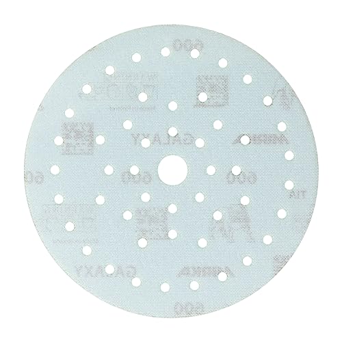 Mirka Galaxy Multifit 6 Inch Ceramic Discs, 600 Grit, Hook & Loop, 50 Pack - size: Grit 600
