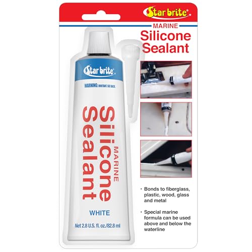 STAR BRITE Marine Silicone Sealant White - Waterproof