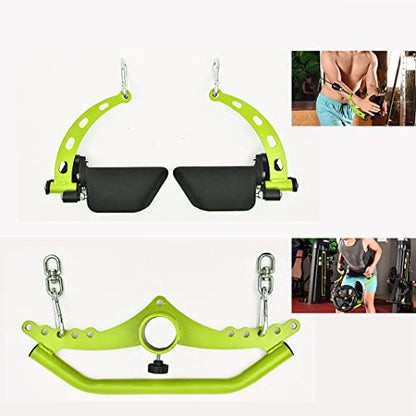 Adjustable Lat Pull down Bar, Cable Machine Attachments for Gym, Home Gym Fitness T-bar Row Pulldown Attachments, Lat Pull Down Machine Wide Grip Neutral Grip Handle - color: SP-05