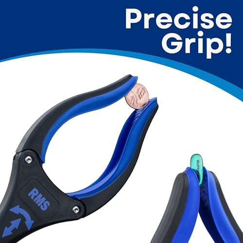 RMS 2-Pack 32 Inch Extra Long Grabbers Reachers with Rotating Jaw (Blue) - color: Blue