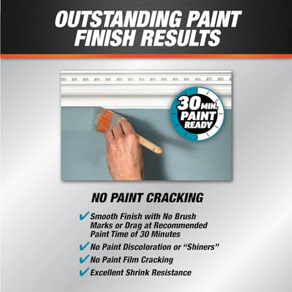DAP Alex Plus Acrylic Latex Caulk, White, 10.1 Oz (7079818152) (Pack of 2) - size: 10.1 Oz (Pack of 2)