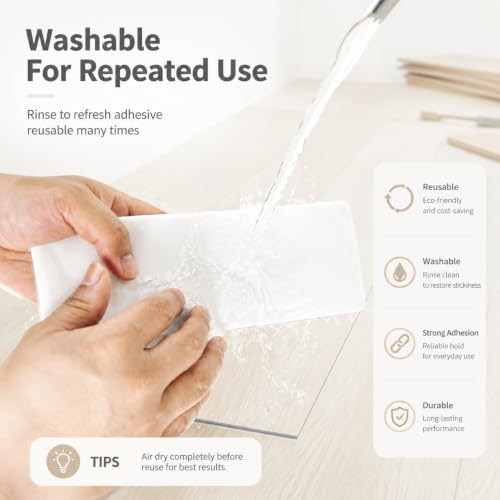 Updated Version Floor Gap Fixer Tool-LVP Installation Kit-Includes 5 Sheets Reusable Pads | Simple Operation & Floor Protection | Fits Mainstream Wood/Vinyl & Most Regular Textured Floors