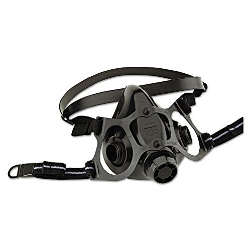 NORTH Honeywell Home North 7700 Series Niosh-Approved Half Mask Silicone Respirator, Large (770030L), Black