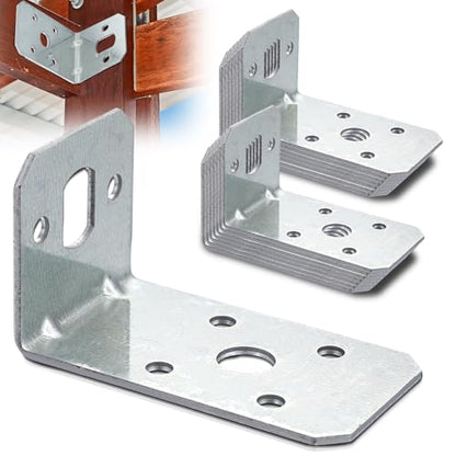 Shimeyao 20 Pcs L Bracket 2-3/4" x 1-5/8" Metal Angle Corner Brackets