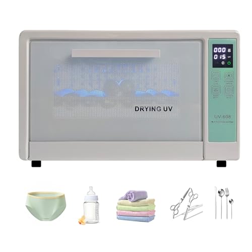 Sterilizer Tools, 16.2L Drying and 3-in-1 Disinfection Tools 150W Sterilizer with Timer Disinfection Cabinet Suitable for Mother-Child Products, Towels, Hair Salons, Nail Studios (White) - color: White