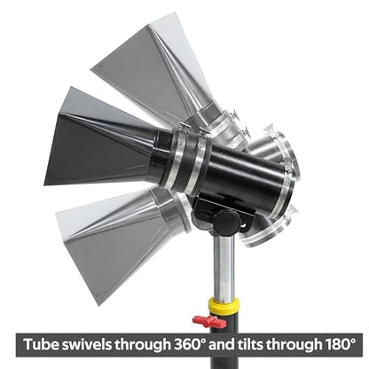 Deluxe Variable Height Dust Extraction Hood with Flexible Rubber Cuff for Interchangable Dust Hood. - color: Bs100b