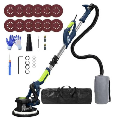 Drywall Sander, IMQUALI 2026 Upgraded 8-Amp Popcorn Ceiling Removal Tool - color: Blue & Green