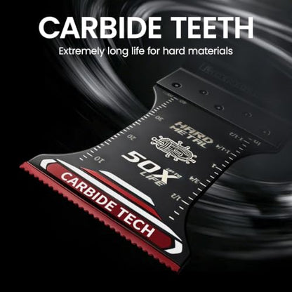 Carbide Oscillating Saw Blades 3-Pack, for Hard Material