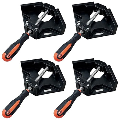 Corner Clamp 4pcs 90 Degree Right Angle Clamp - color: Black
