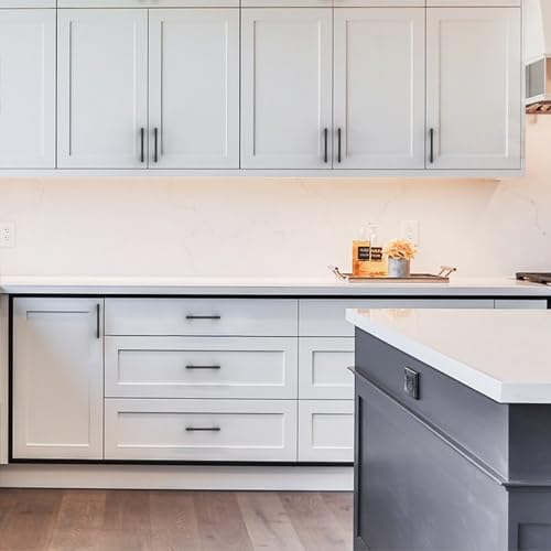 Amerdeco 10 Pack Matte Black Cabinet Pulls 3" - color: Matte Black, size: 3" hole center