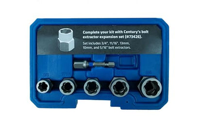 Century Drill & Tool 73425 Bolt Extractor Set, 6 Piece - size: 6 Piece