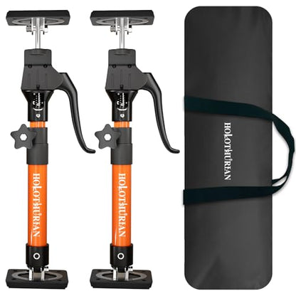 HOLOTHURIAN Cabinet Jack Support Pole, 15.8" - 23.6 inches Third Hand Tools Adjustable Support Pole, 3rd Hand Support System for Upper Cabinet Installation, 200 LB Capacity, 2-Pack - size: 15.8"-23.6" | 2PC