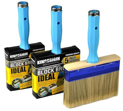 King Origin Deck Stain Brush, 3 Pack Thick Paint Brush 4" 5" 6" - size: 4/5/6-Inch