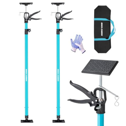 Steel Cabinet Jacks for Installing Cabinets, Adjustable Support Pole Jack 13.8-23.6 in, 3rd Hand Support System Load 154LB, Perfect for Cabinet Lift Installation Tools (45.2-115.2 in, 2-Pack) - size: 45.2-115.2 in, 2-Pack