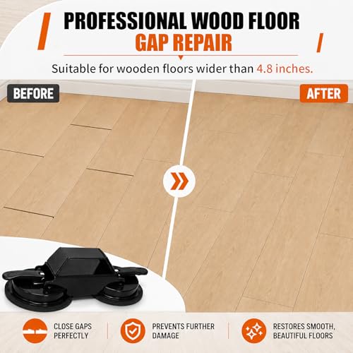 Floor Gap Fixer Tool with Suction Cup,Laminate Floor Gap Repair Kit