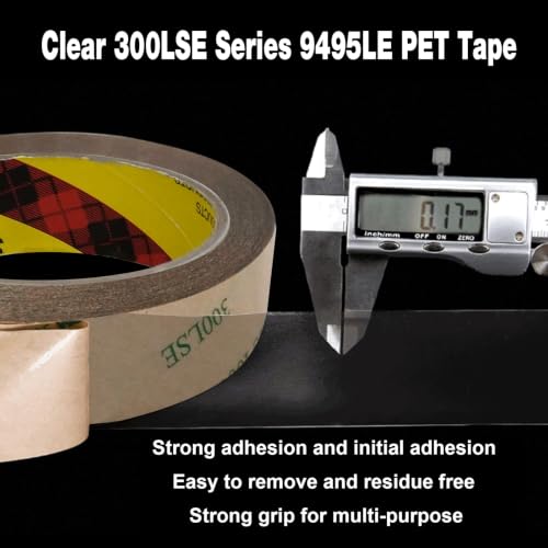 P7yaumy 300LSE Double Sided Tape 2in x 36ft, Removable Heavy Duty Tape - size: 2in x 36ft