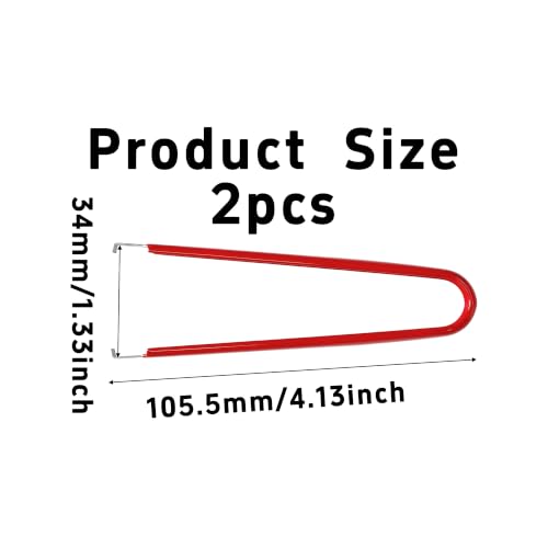 2Pcs 4.13 Inch PLCC PCB IC Chip Puller Extractor Tool(Red) - color: Red