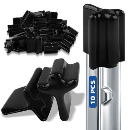 10PCS Safe T Shaped Post Caps,Black T-Post Safety Vinyl Fence Post Cap,Protector Cover for T Post End Protection