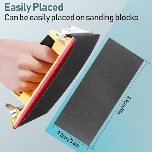 36 Pcs Sandpaper Assortment 400-3000 Grit Assorted Sanding Sheets