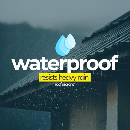 Roof Sealant (Stops Leaks) Waterproof Bitumen Sealant (10.5 fl oz / 310 ml)