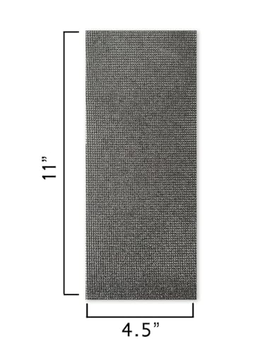 Sanding Mesh Sheets 12 Pack, 4.5 x 11 Inch Sanding Net Sheets, Grit 220, Double Side Open Mesh, Dust Free Sandpaper for Wood, Drywall, Metal - style: #220-12pcs