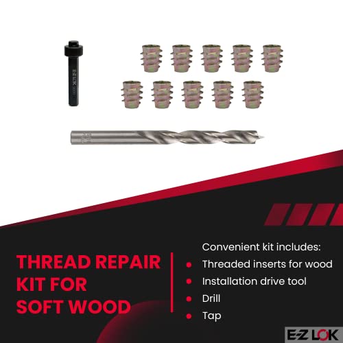 E-Z LOK Thread Repair Kit, M6-1.0 - size: M6-1.0 x 13mm (EZ-900610-13), style: Flush