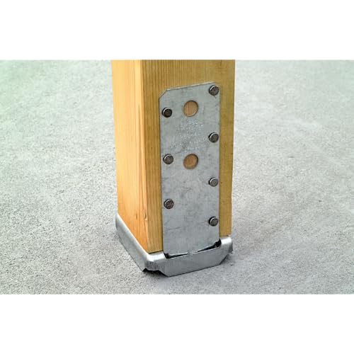 Simpson Strong-Tie PBS44AZ PBS ZMAX Galvanized Standoff Post Base for 4x4 - size: 1 Each