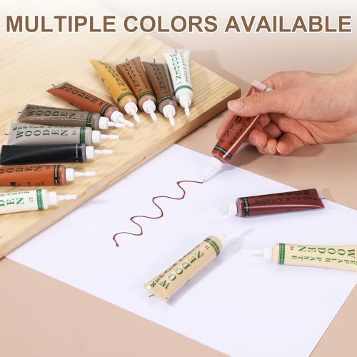 uxcell Wood Repair Kit 3 Color 0.88oz Wood Fillers Furniture Repair Kit - color: Yellow Sandalwood, Light Walnut, Natural Wood