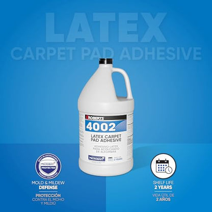 Roberts Latex Carpet Pad Adhesive - 1 Gal. (3.78 L) - size: 1 Gallon