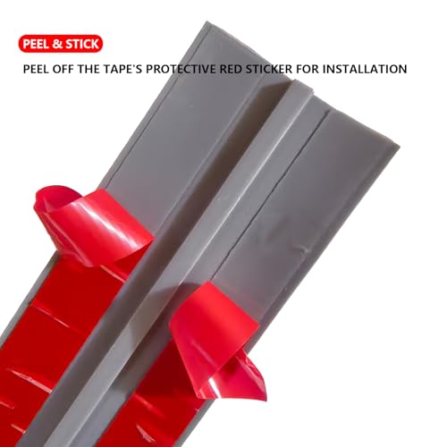 T Molding Flexible Self Adhesive Floor Transition Strip - color: Wood Grain A, size: T Molding 9.84ft