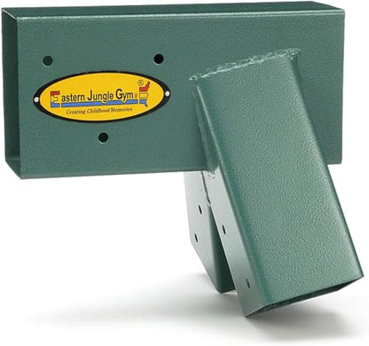 Eastern Jungle Gym Easy 1-2-3 A-Frame 2 Brackets for Swing Set, Green - style: 2 A-Frame Swing Set Brackets
