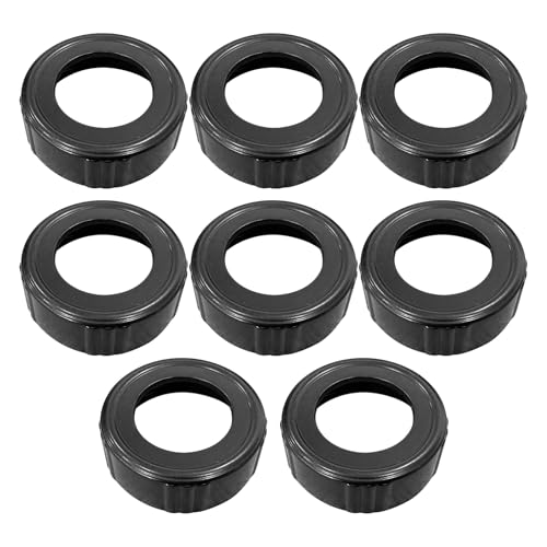 8 Pcs Sausage Caulking Gun Front Cap Aluminum Front Cover