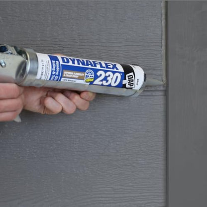 DAP Dynaflex 230 Premium Elastomeric Sealant, Gray, 10.1 Oz, 12 Pack (7079818286)