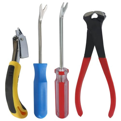 4Pcs Upholstery Staple Remover Kit - size: 4Pcs