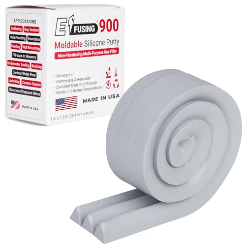 900 Moldable Silicone Putty - Gray Triangular Shape - size: Gray Triangular