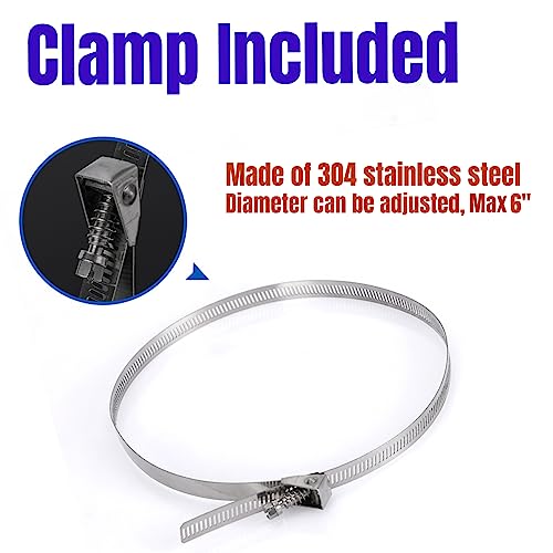 4" 30 Micron Bag w/Clamp for DW735/734/70399 & 4-6" OD Saws/Planers