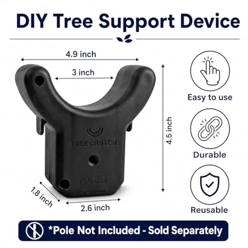 Tree Branch Crutch – Prevent Broken Limbs - Pole Sold Separate (10-Pack) - color: Crutch Only, size: 10-Pack