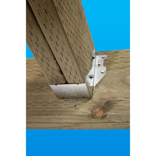 Simpson Strong-Tie LUS24-2 Light Face-Mount Joist Hanger - 3-1/8 in. (W) x 3-1/8 in. (H) x 2 in. (B), Fits Double 2x4 Joists, 18 Gauge Zinc Galvanized Steel, Hurricane Rafter Ties (Pack of 50)