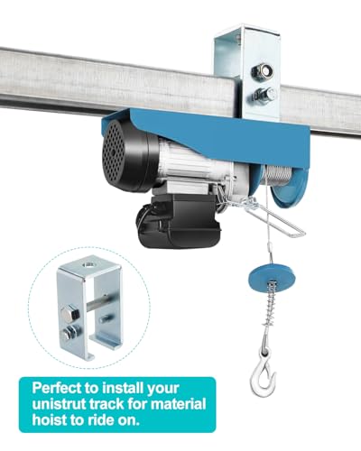 Upgrade 1-5/8" Channel Trolley Track Hanger Bracket, 4 Pack - style: 4 PCS