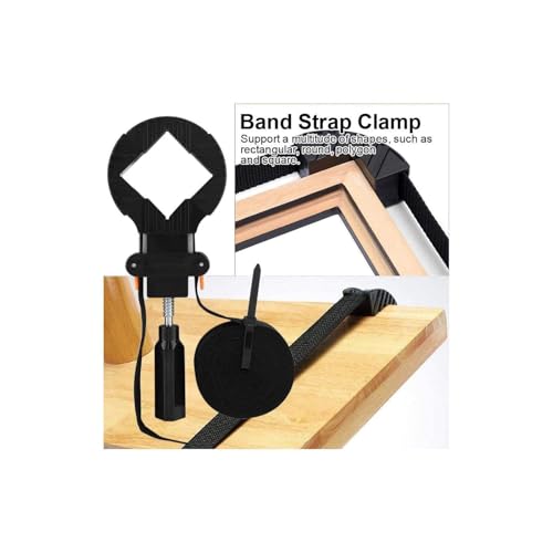Band Strap Clamp, 6M Adjustable Frame Corner Clamp Band Strap 4 Picture Frame Holder Woodworking Tool for Picture Frame Drawer