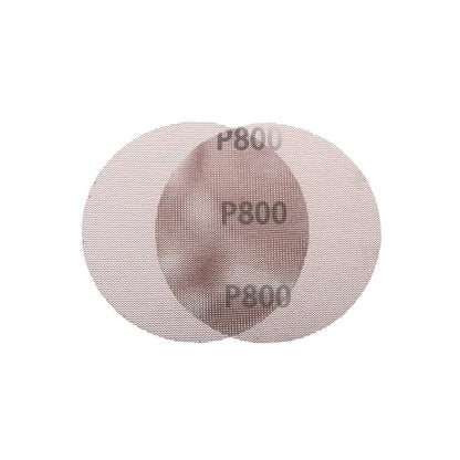 5 Inch Hook and Loop Dust Free Net Sanding Mesh Discs for Drywall Sander Car Wood Drywall Metal Polishing & Grinding Anti-Blocking Sand Abrasive Sheet 10PCs (Grit 800) - style: Grit 800