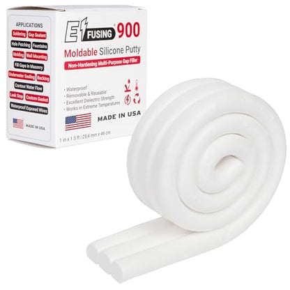 900 Moldable Silicone Putty - White Circular Shape - size: White Circular