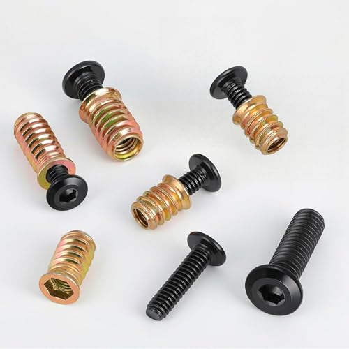 1/4"-20 x 25mm Wood Threaded Insert Kit - size: 1/4"-20 x25mm