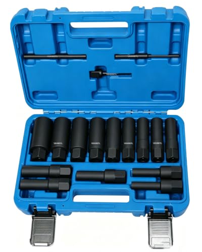 17pc Deep Bolt Extractor Set 3.35'' Extra Deep Extractor Socket - size: Deep