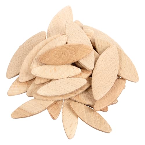 Trend 100pcs Beechwood Joining Biscuits Variety Pack (No. 0, 10, 20) for Woodworking, Joinery, and Furniture Framing, BSC/MIX/100 - size: 0, 10, 20, style: 100 Pack