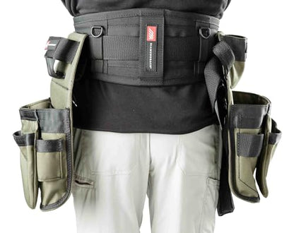 Diamondback 6" Padded Tool Belt - Men & Women - Framer, Carpenter, Ironworker - Black