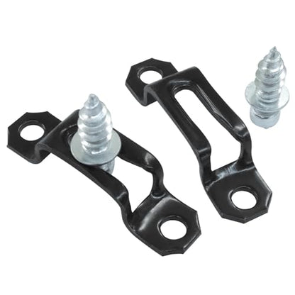 Black Concealed Connector, Half Pass Style, 20Pcs - style: Black-Half Pass