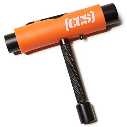 [CCS] Skateboard Tool - All in One T Tool, Metal T Tool W/Grip File, or Y Tool W/Rethreader - color: Orange Metal