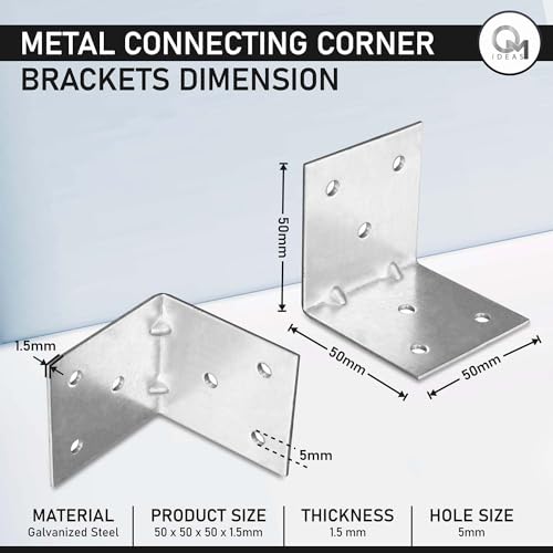 Angle Brackets - size: 1.18" x 1.18" x 1.18"